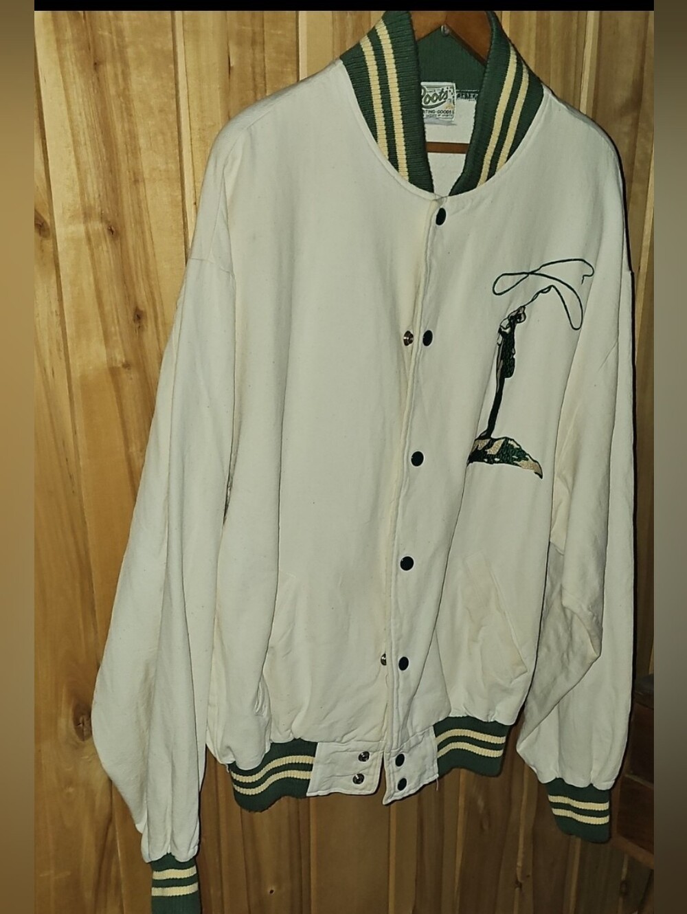 VTG 1992 "A River Runs Through It" Movie Promo Jacket Roots Varsity